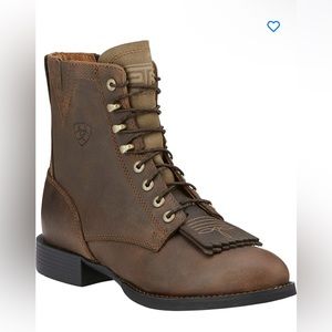 ARIAT WOMEN'S HERITAGE LACER BOOTS - ROUND TOE